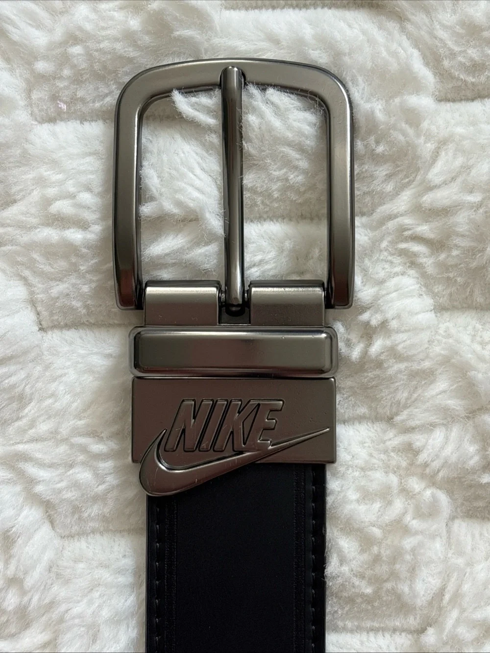 Nike Tour Core Reversible Golf Belt Black Brown Size Small 30-32 Buckle Sporty